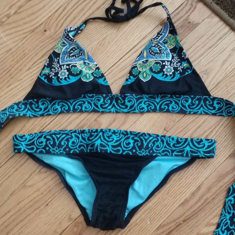 Two piece swim suit